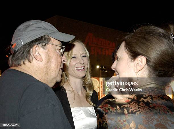 Paul Mazursky, Anne Heche and HBO's Carrie Frazier