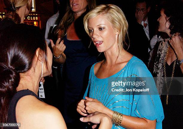 Amy Smart during World Premiere Of "The Battle Of Shaker Heights" - After Party at Hard Rock Restaurant in Universal City, California, United States.