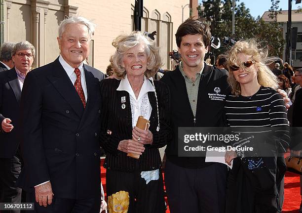 Eunice Kennedy Shriver, Sargent Shriver, son Tim & his wife, Linda