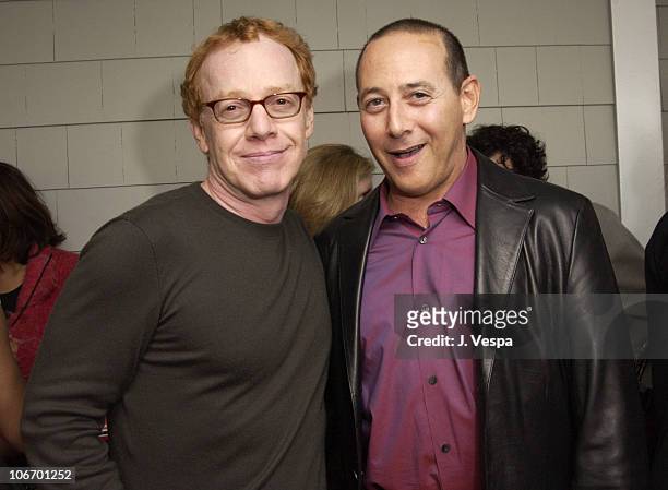 Danny Elfman & Paul Reubens during The 17th Annual IFP/West Independent Spirit Awards - IFC Entertainment After Party at Shutters on the Beach in...
