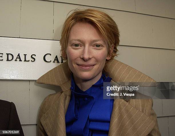 Tilda Swinton during The 17th Annual IFP/West Independent Spirit Awards - IFC Entertainment After Party at Shutters on the Beach in Santa Monica,...