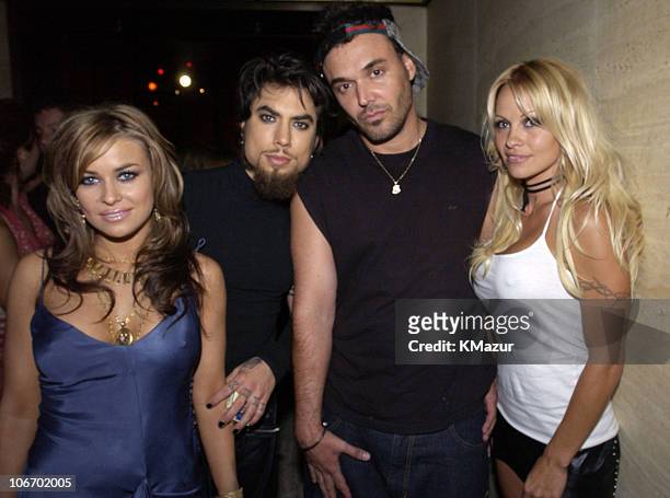 Carmen Electra, Dave Navarro, David LaChapelle, and Pamela Anderson