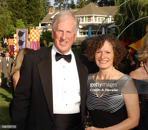 Rep. Mike Thompson and wife Jan during The 22nd Annual Napa Valley Wine Auction "Cirque du Vin: Revelry in the Vineyards" at Meadowood Napa Valley in...