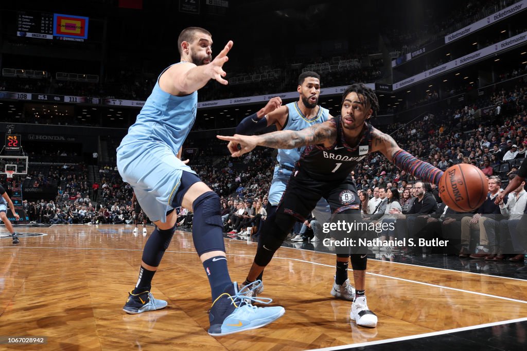 Memphis Grizzlies v Brooklyn Nets