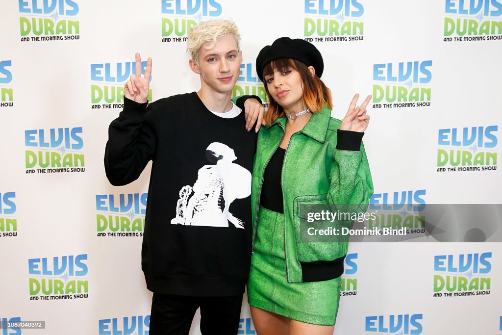 Troye Sivan And Charli XCX Visit "The Elvis Duran Z100 Morning Show"