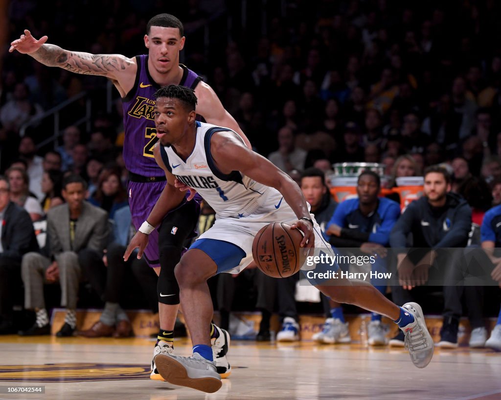 Dallas Mavericks v Los Angeles Lakers