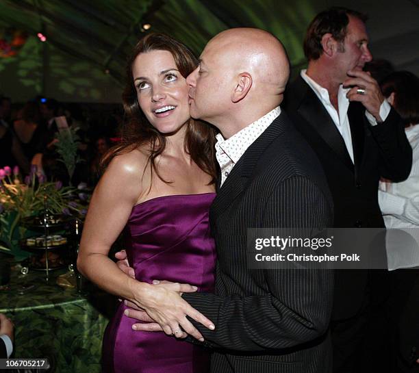 Kristin Davis and Evan Handler during 55th Annual Primetime Emmy Awards - HBO After Party at Pacific Design Center in Los Angeles, California, United...