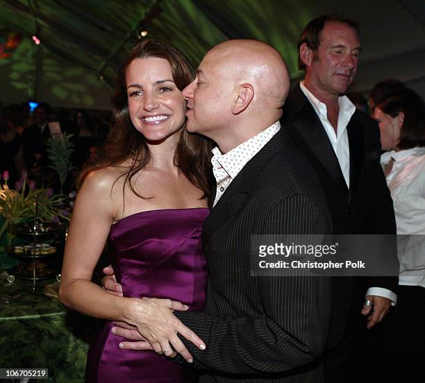 Kristin Davis and Evan Handler during 55th Annual Primetime Emmy Awards - HBO After Party at Pacific Design Center in Los Angeles, California, United...
