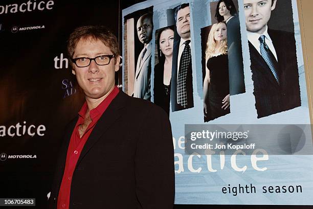 James Spader during David E. Kelley and the cast of ABC's hit drama, "The Practice," celebrate the launch of their eighth season at The Buffalo Club...