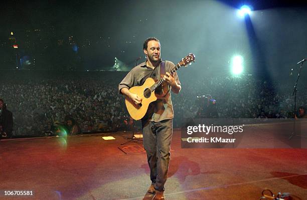 Dave Matthews during Dave Matthews Band In Central Park -The AOL Concert For Schools - Show at The Great Lawn, Central Park in New York City, New...