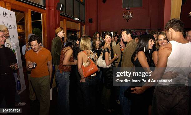 Atmosphere during ELLE Magazine West Coast Editor Deanna Kizis's "How To Meet Cute Boys" Book Party at Luna Park Restaurant in Los Angeles,...