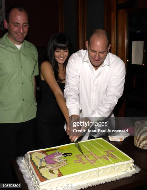 Gilbert, Owner Luna Park, author Deanna Kizis and Joe Jack, Executive Chef Luna Park