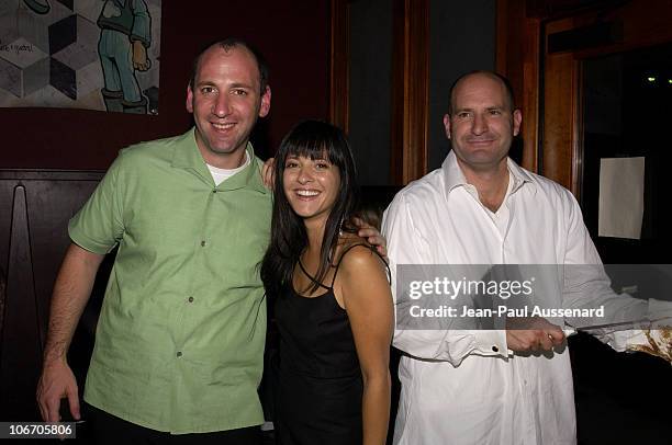 Gilbert, Owner Luna Park, author Deanna Kizis and Joe Jack, Executive Chef Luna Park