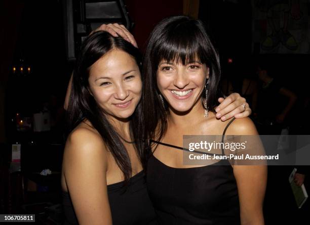 Eve Epstein and author Deanna Kizis during ELLE Magazine West Coast Editor Deanna Kizis's "How To Meet Cute Boys" Book Party at Luna Park Restaurant...