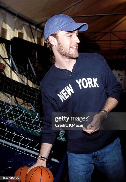 James Van Der Beek during 1999 "Kids for Kids" Carnival Elizabeth Glasser Pediatric Aids Foundation Fundraiser at Industria Studio in New York City,...