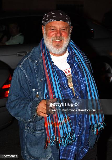 Bruce Weber during Mercedes-Benz Fashion Week Spring Collections 2003 - Ralph Lauren Show - Arrivals at The Cooper-Hewitt National Design Museum in...