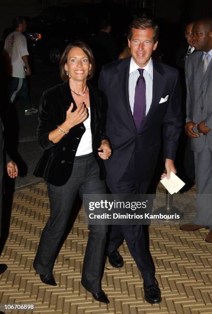 Brian Williams during Mercedes-Benz Fashion Week Spring Collections 2003 - Ralph Lauren Show - Arrivals at The Cooper-Hewitt National Design Museum...