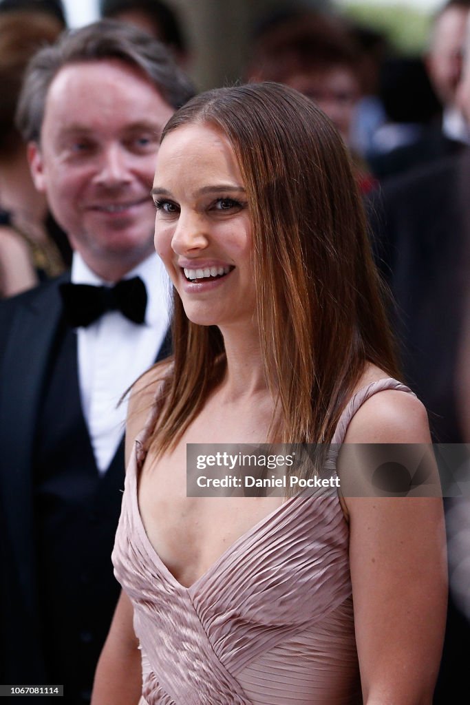 Natalie Portman attends the NGV Gala 2018 at National Gallery of