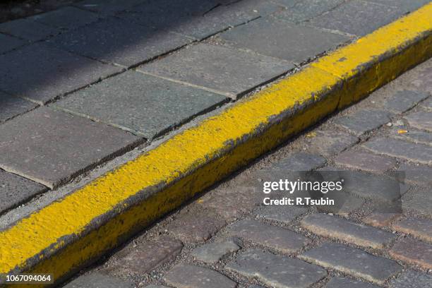 Yellow Painted Curb