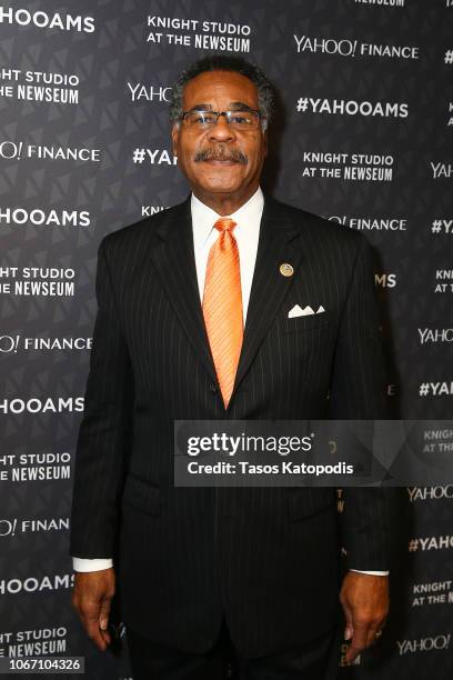 Rep. Emanuel Cleaver at the Yahoo Finance All Markets Summit: America's Financial Future at The Newseum in Washington D.C. On November 13, 2018 in...