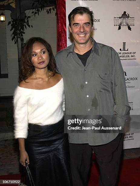Tara Wilson & Chris Noth during Maurice Lacroix Presents The Junior League of Los Angeles "Viva Los Angeles" Casino Night - Arrivals at Jim Henson...