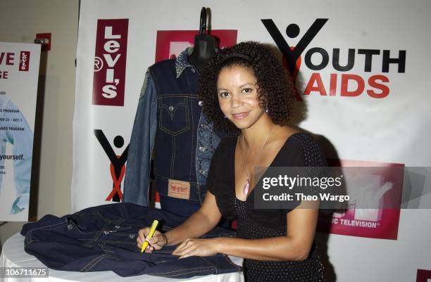 Gloria Reuben during Levi Strauss & Co. Helps YouthAIDS Launch A Global Call-to-Action to Stop the Spread of HIV/AIDS Among Youth with a...