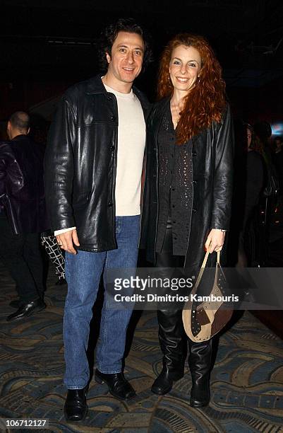 Federico Castelluccio and Michele Santopietro during HBO Films/Newmarket Films "Real Women Have Curves" Premiere - After-Party - New York at B.B....
