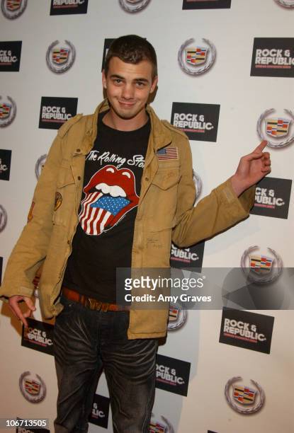 Jake Sumner during 2003 Smashbox Fashion Week Los Angeles - House of Field and Rock & Republic - Arrivals at Smashbox in Culver City, California,...