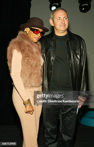 Mary J. Blige and John Demsey during M.A.C Cosmetics Viva Glam Spokeswoman Mary J. Blige Hosts The First Ever "Dream Halloween" Event To Benefit The...