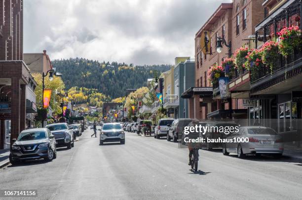 park city, utah - park city utah night stock pictures, royalty-free photos & images