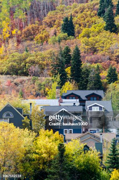 park city, utah - park city utah night stock pictures, royalty-free photos & images