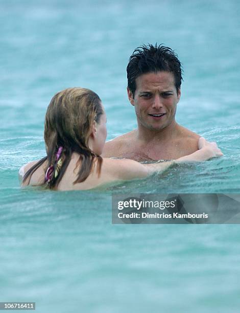 Scott Wolf and Kelley Limp during Celebrities at The Royal Plantation Golf and Spa Resort at Royal Plantation Golf and Spa Resort - Beaches Resort in...