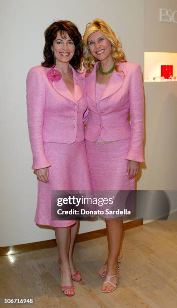 Cynthia Sikes Yorkin & Irena Medavoy during Escada Luncheon By Irena Medavoy, Wendy Goldberg and Susan Moses at Escada Store in Beverly Hills,...