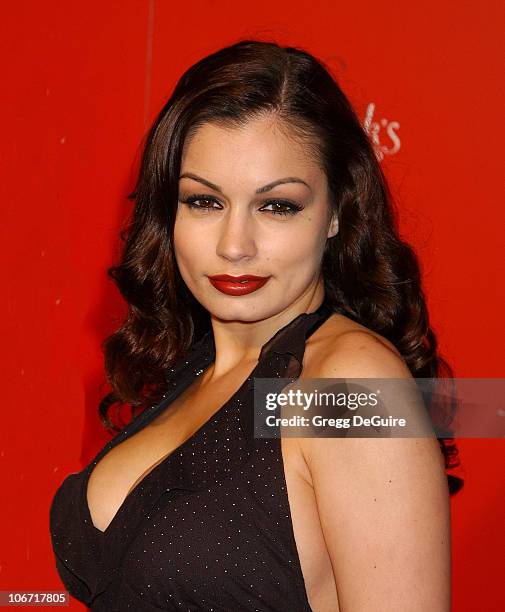 Aria Giovanni during Smashbox Fashion Week Los Angeles - Frederick's of Hollywood Fashion Show Fall 2003 Collection to benefit Expedition Inspiration...