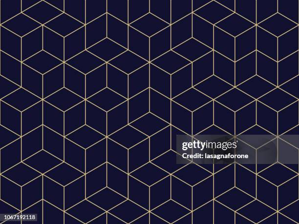 ilustrações de stock, clip art, desenhos animados e ícones de seamless geometric pattern - square