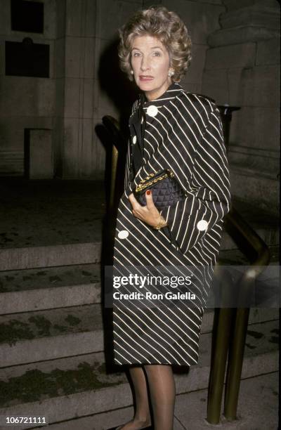 Nancy Kissinger during Reception For The Opening of "Versailles 1973 - American Fashion On The World Stage" Honoring Halston at Metropolitan Museum...