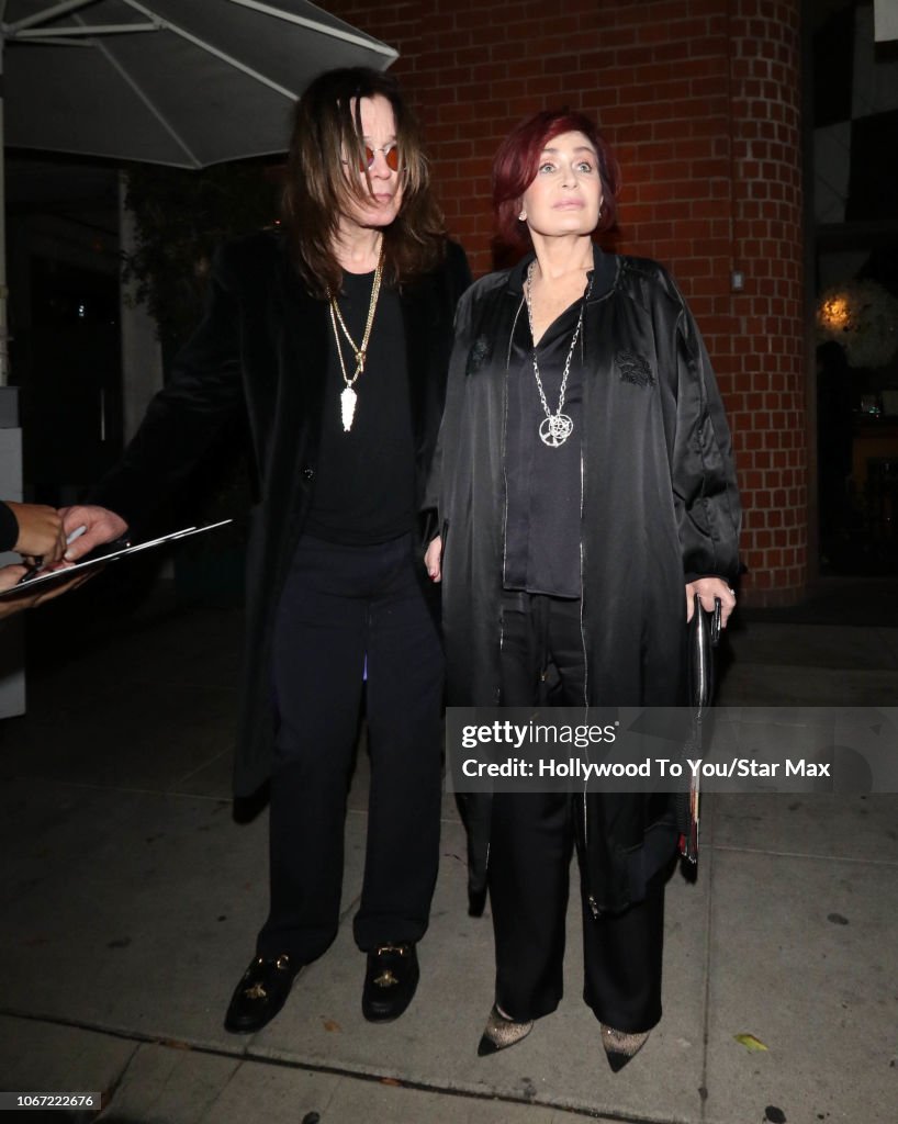 Celebrity Sightings In Los Angeles - November 30, 2018