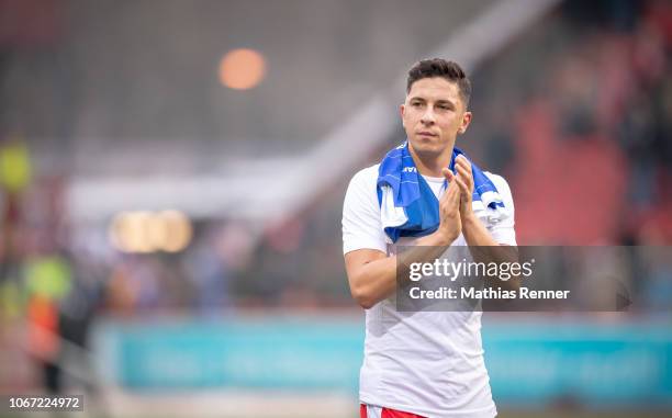 Robert Zulj of 1 FC Union Berlin after the 2nd Bundesliga match between Union Berlin and SV Darmstadt at Stadion an der alten Foersterei on December...