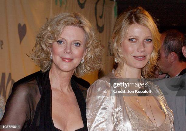 Blythe Danner and Gwyneth Paltrow during 2004 Crystal + Lucy Awards: Women in Film Celebrates the Paltrow Family - Arrivals at The Westin Century...