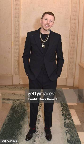 Professor Green attends Professor Green's birthday party at Ten Trinity Square Private Club on December 1, 2018 in London, England.