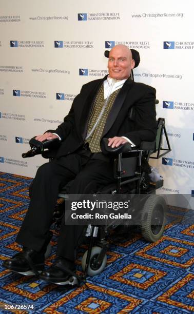 Christopher Reeve during 13th Annual "A Magical Evening" Gala Hosted by The Christopher Reeve Paralysis Foundation at Marriot Marquis in New York...
