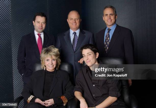 Colin Callender, president of HBO Films, Chris Albrecht, chairman and CEO of HBO, Ross Greenburg, president of HBO Sports, Sheila Nevins, executive...