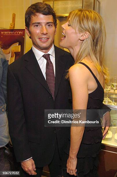 Scott Phillips and Julie Bowen during Elizabeth Glaser Pediatric AIDS Foundation Launch of Ariels Heart of Hope From The Roberto Coin Cento...