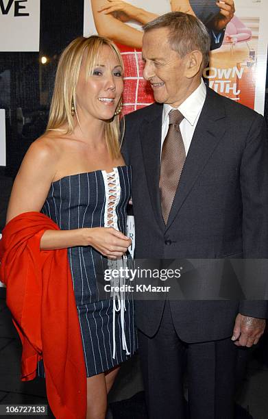 Heather Harlan and Tony Randall during 2003 Tribeca Film Festival - "Down With Love" World Premiere at Tribeca Performing Arts Center, 199 Chambers...
