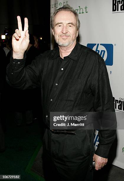 Wes Craven during LivePlanet and Miramax Announce the Winners of the Third "Project Greenlight" Contest Presented by HP at The Highlands in...