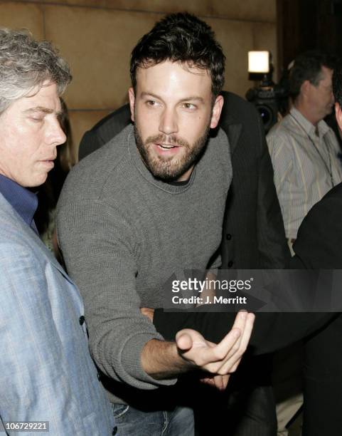 Ben Affleck during LivePlanet and Miramax Announce the Winners of the Third "Project Greenlight" Contest Presented by HP at The Highlands in...