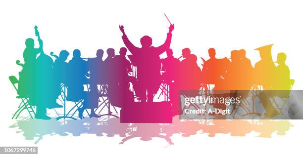 ilustrações de stock, clip art, desenhos animados e ícones de a rainbow of harmony - musica clássica