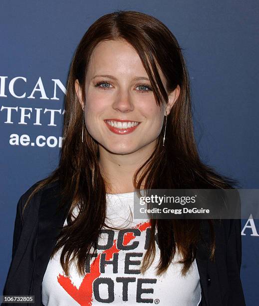 Allison Munn during American Eagle Outfitters Rocks Los Angeles with a Back To School Tailgate Party - Arrivals at Hollywood Lot in Hollywood,...