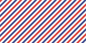 Classic retro background diagonal stripes red blue color, vector color stripes flag, airmail