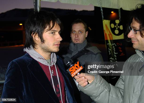 Gael Garcia Bernal during 2004 Sundance Film Festival - "The Motorcycle Diaries" Premiere at Eccles in Park City, Utah, United States.